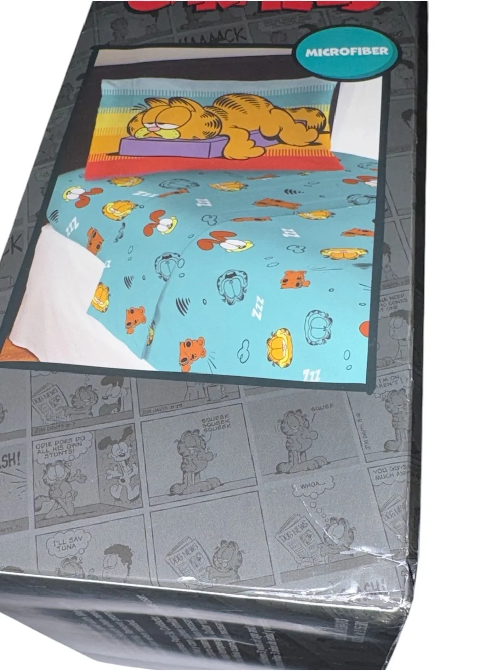 Garfield Kids 3 Piece Teal Blue Sheet Set, Twin multicolor